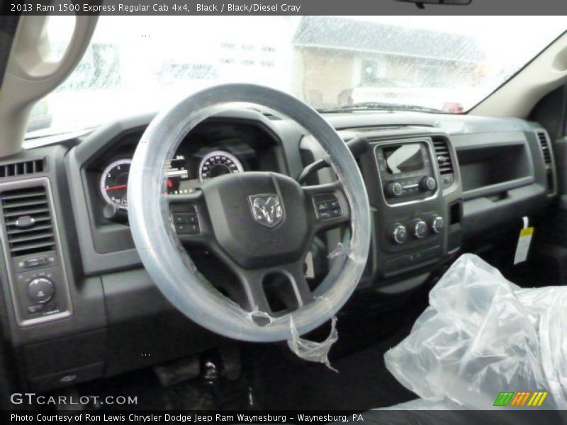 Black / Black/Diesel Gray 2013 Ram 1500 Express Regular Cab 4x4