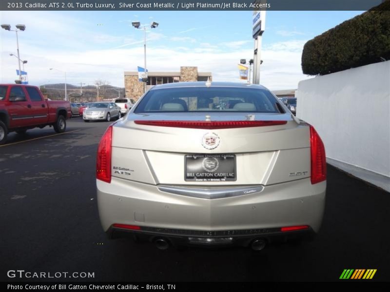 Silver Coast Metallic / Light Platinum/Jet Black Accents 2013 Cadillac ATS 2.0L Turbo Luxury