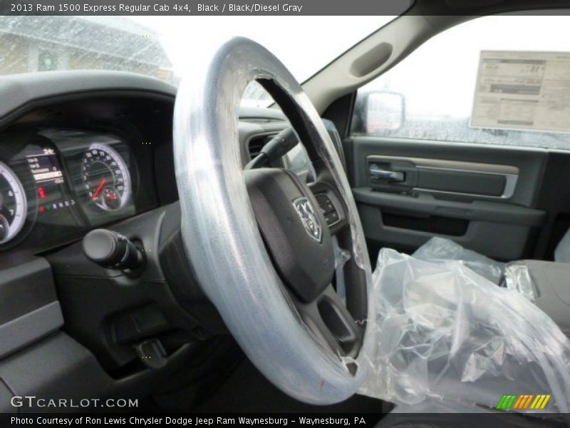 Black / Black/Diesel Gray 2013 Ram 1500 Express Regular Cab 4x4