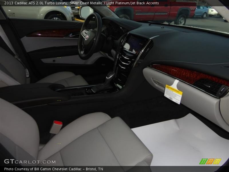 Silver Coast Metallic / Light Platinum/Jet Black Accents 2013 Cadillac ATS 2.0L Turbo Luxury