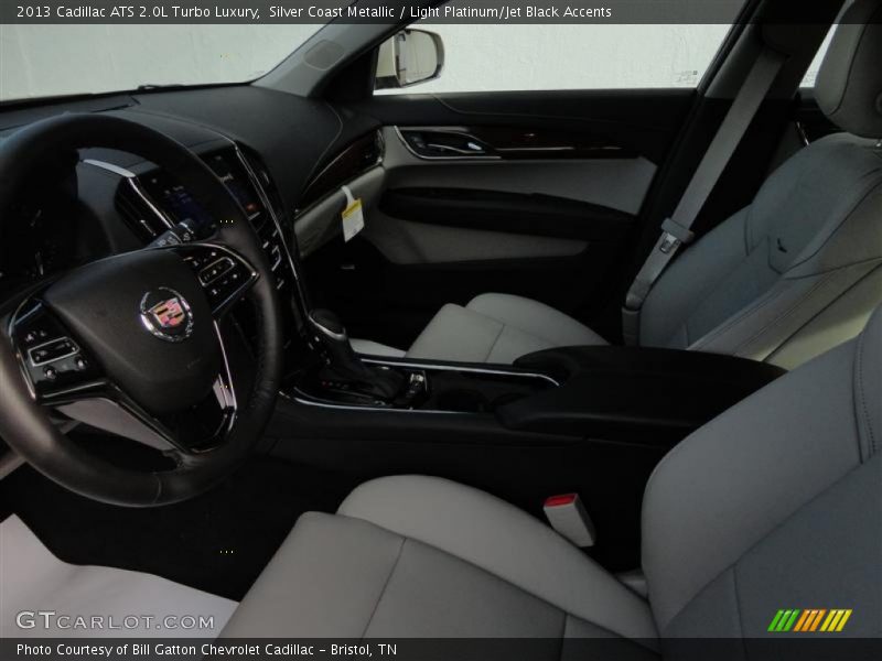 Silver Coast Metallic / Light Platinum/Jet Black Accents 2013 Cadillac ATS 2.0L Turbo Luxury