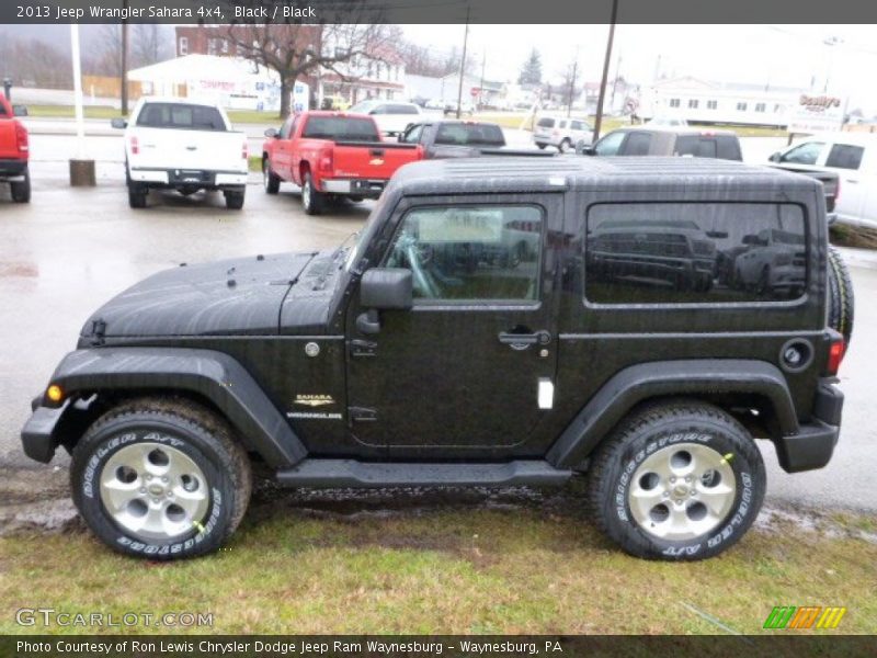 Black / Black 2013 Jeep Wrangler Sahara 4x4