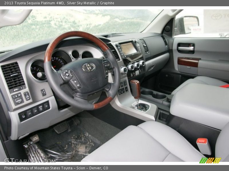  2013 Sequoia Platinum 4WD Graphite Interior