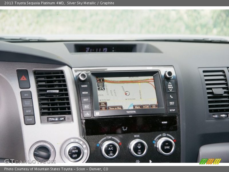 Navigation of 2013 Sequoia Platinum 4WD