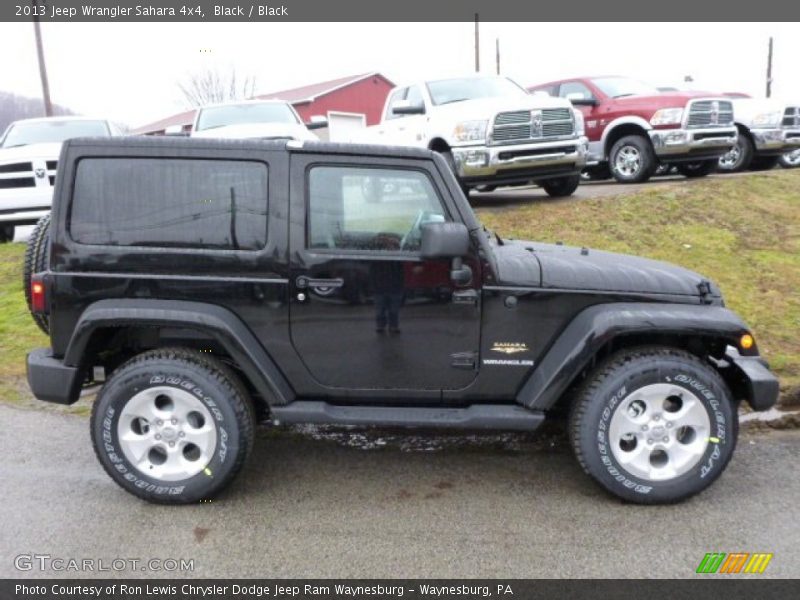 Black / Black 2013 Jeep Wrangler Sahara 4x4