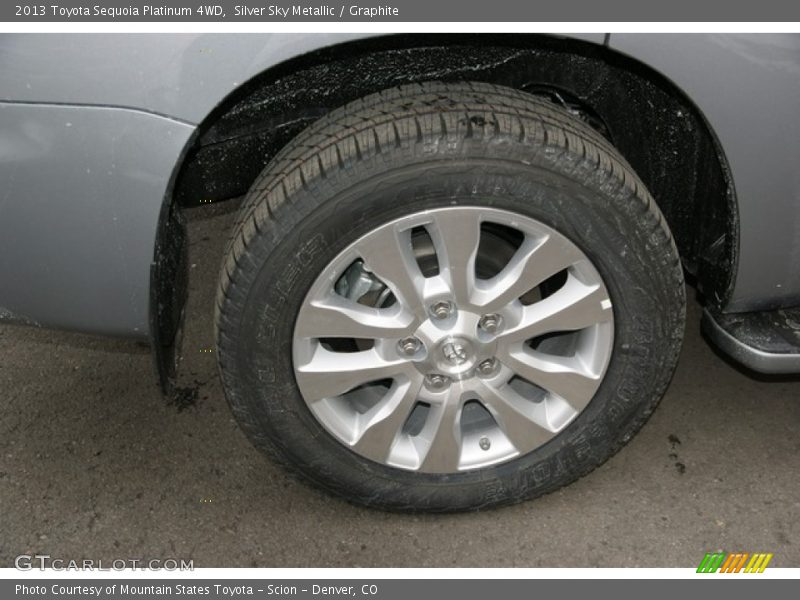 Silver Sky Metallic / Graphite 2013 Toyota Sequoia Platinum 4WD