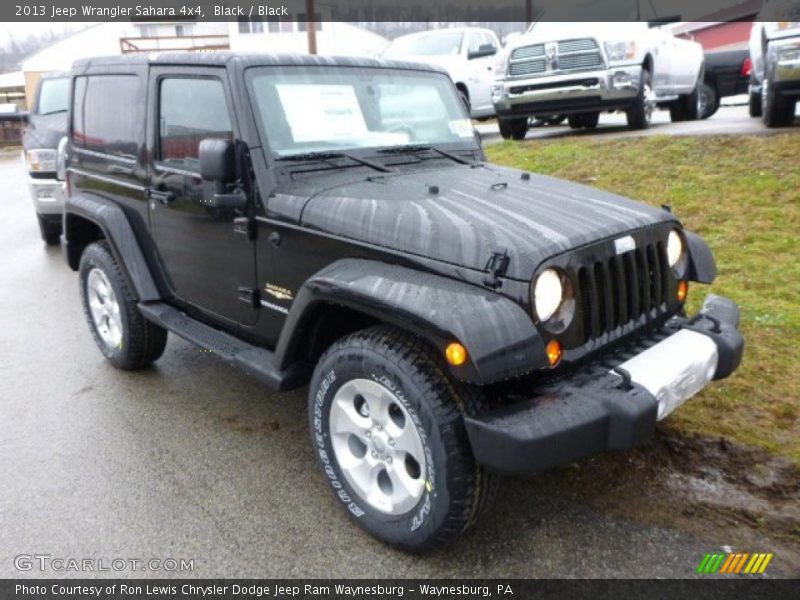 Black / Black 2013 Jeep Wrangler Sahara 4x4