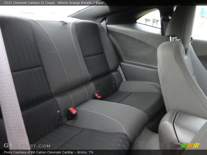Rear Seat of 2013 Camaro LS Coupe
