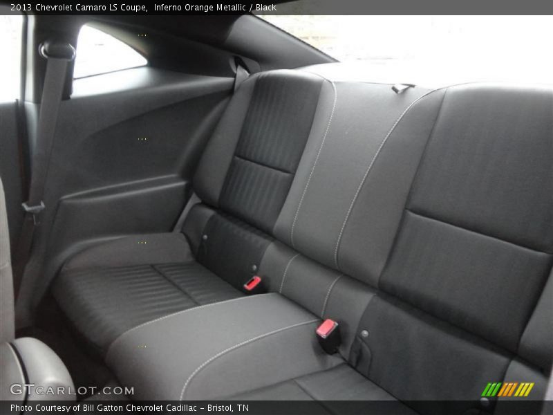 Inferno Orange Metallic / Black 2013 Chevrolet Camaro LS Coupe