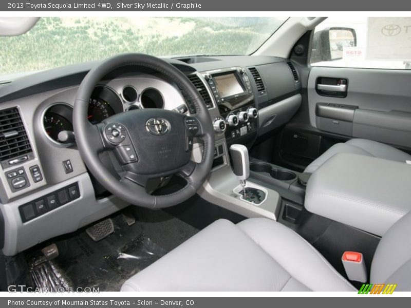 Graphite Interior - 2013 Sequoia Limited 4WD 