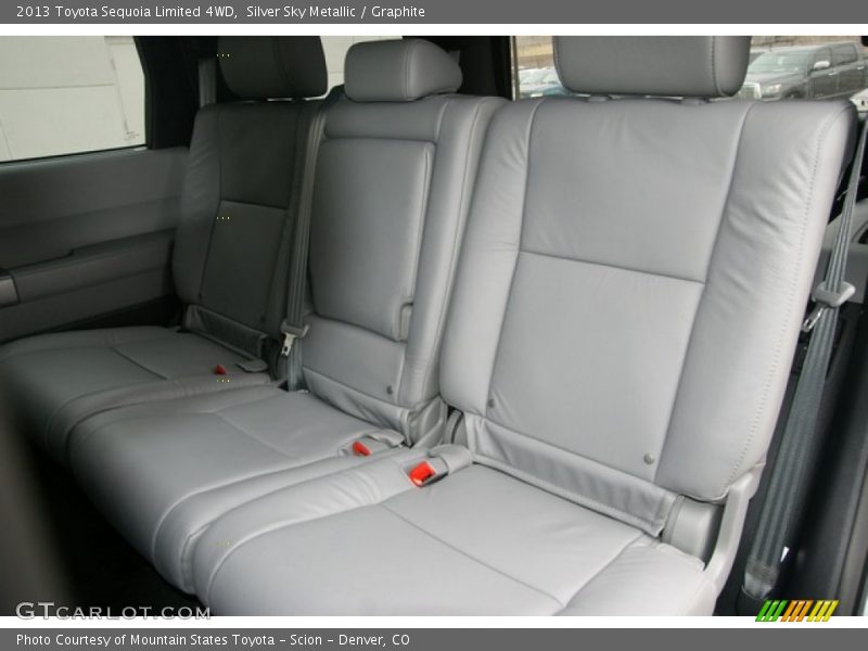 Rear Seat of 2013 Sequoia Limited 4WD