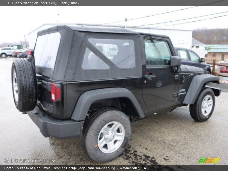 Black / Black 2013 Jeep Wrangler Sport 4x4