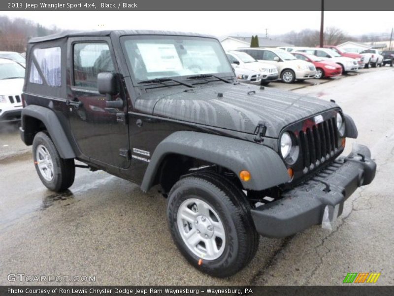 Black / Black 2013 Jeep Wrangler Sport 4x4