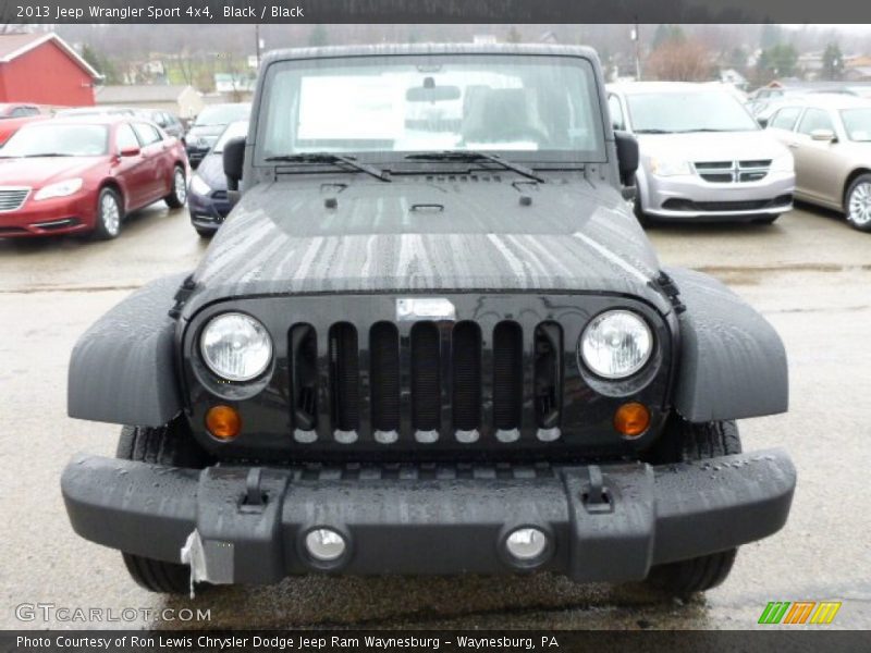 Black / Black 2013 Jeep Wrangler Sport 4x4