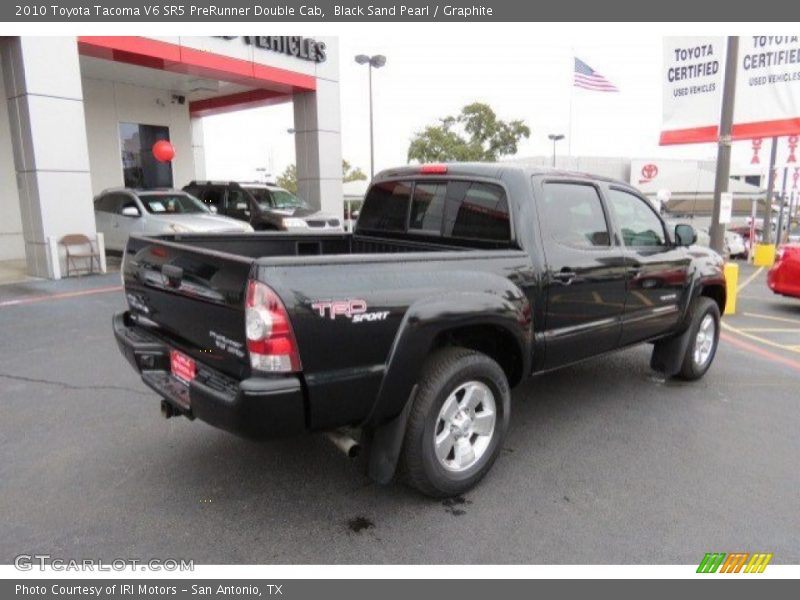 Black Sand Pearl / Graphite 2010 Toyota Tacoma V6 SR5 PreRunner Double Cab
