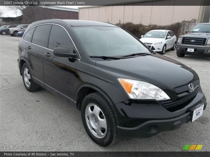 Nighthawk Black Pearl / Ivory 2007 Honda CR-V LX