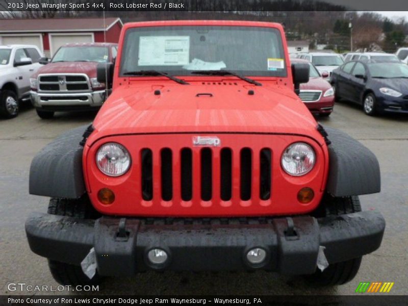 Rock Lobster Red / Black 2013 Jeep Wrangler Sport S 4x4