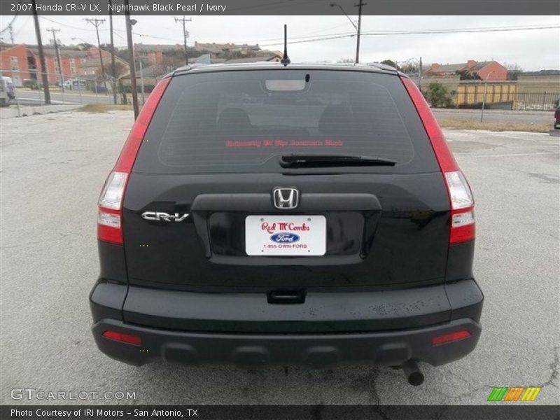 Nighthawk Black Pearl / Ivory 2007 Honda CR-V LX