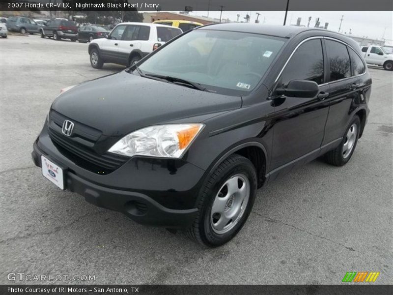 Nighthawk Black Pearl / Ivory 2007 Honda CR-V LX