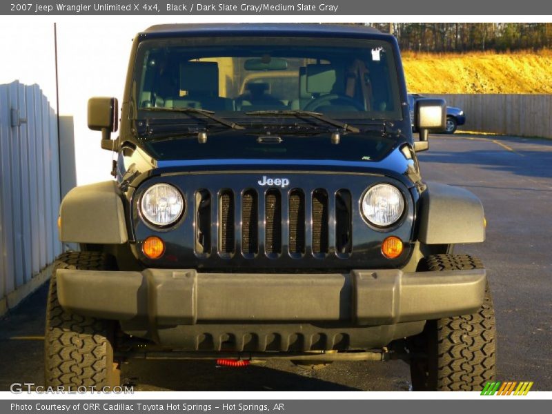 Black / Dark Slate Gray/Medium Slate Gray 2007 Jeep Wrangler Unlimited X 4x4