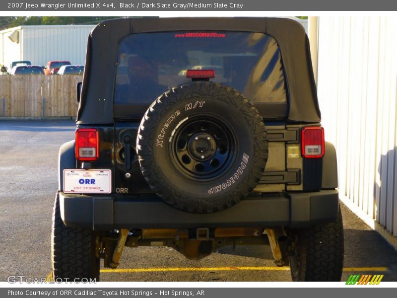 Black / Dark Slate Gray/Medium Slate Gray 2007 Jeep Wrangler Unlimited X 4x4