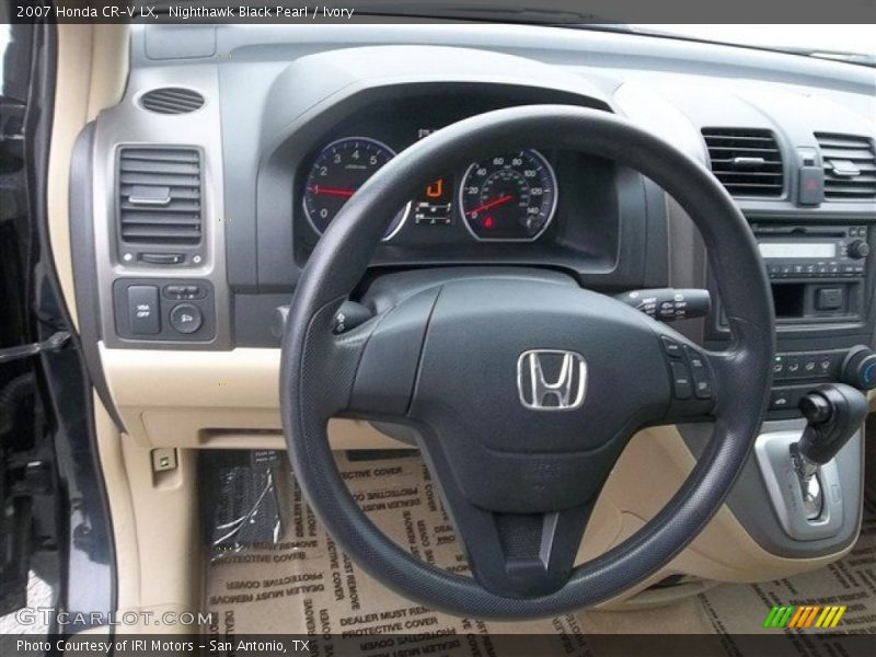 Nighthawk Black Pearl / Ivory 2007 Honda CR-V LX
