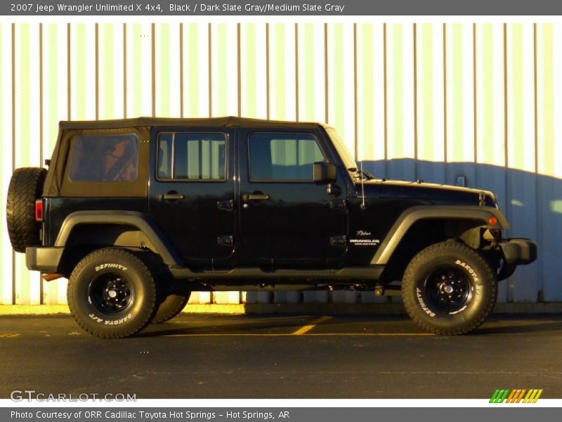 Black / Dark Slate Gray/Medium Slate Gray 2007 Jeep Wrangler Unlimited X 4x4