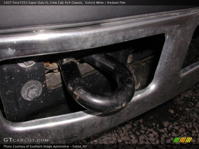 Oxford White / Medium Flint 2007 Ford F350 Super Duty XL Crew Cab 4x4 Chassis