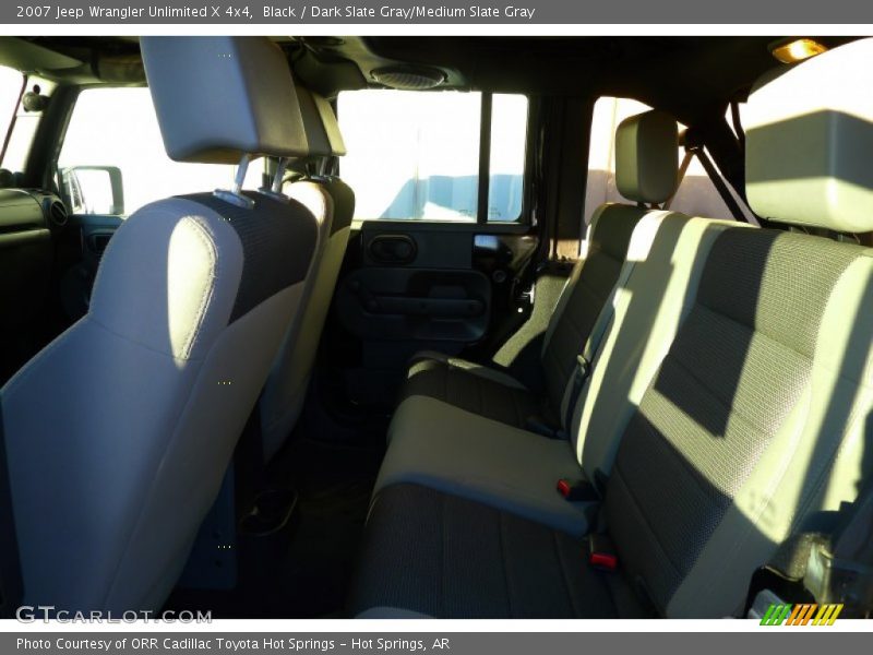 Black / Dark Slate Gray/Medium Slate Gray 2007 Jeep Wrangler Unlimited X 4x4