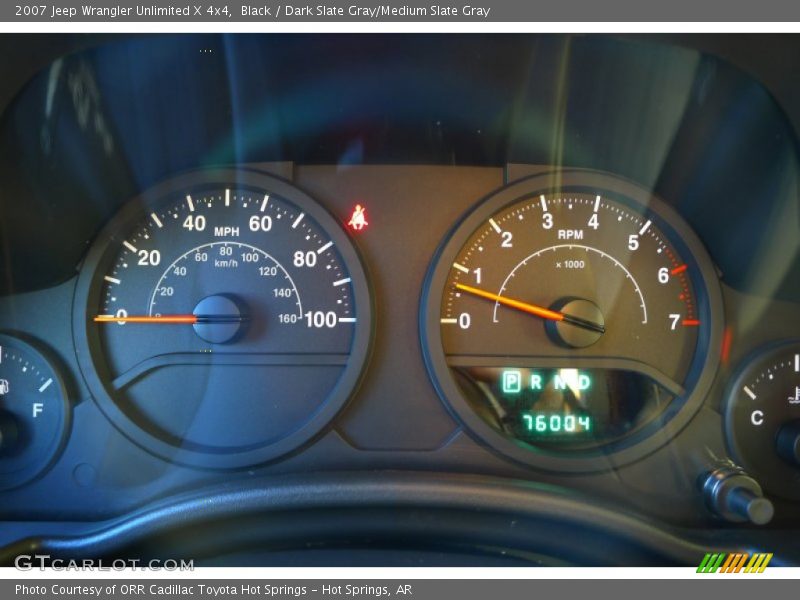 Black / Dark Slate Gray/Medium Slate Gray 2007 Jeep Wrangler Unlimited X 4x4