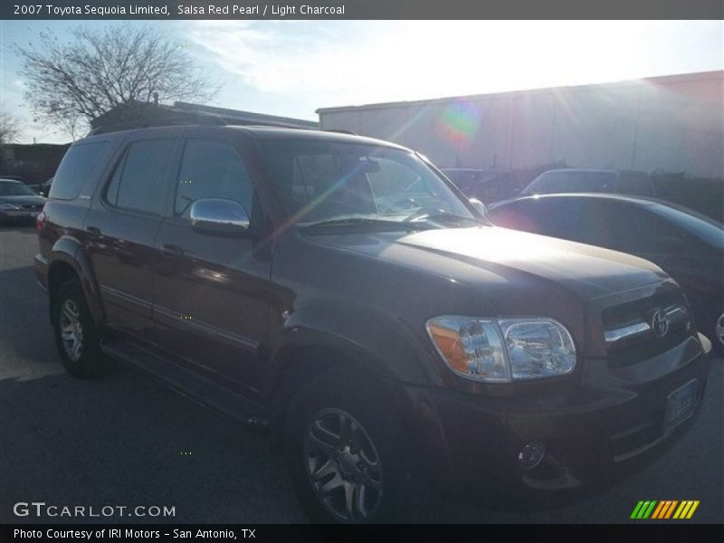 Salsa Red Pearl / Light Charcoal 2007 Toyota Sequoia Limited
