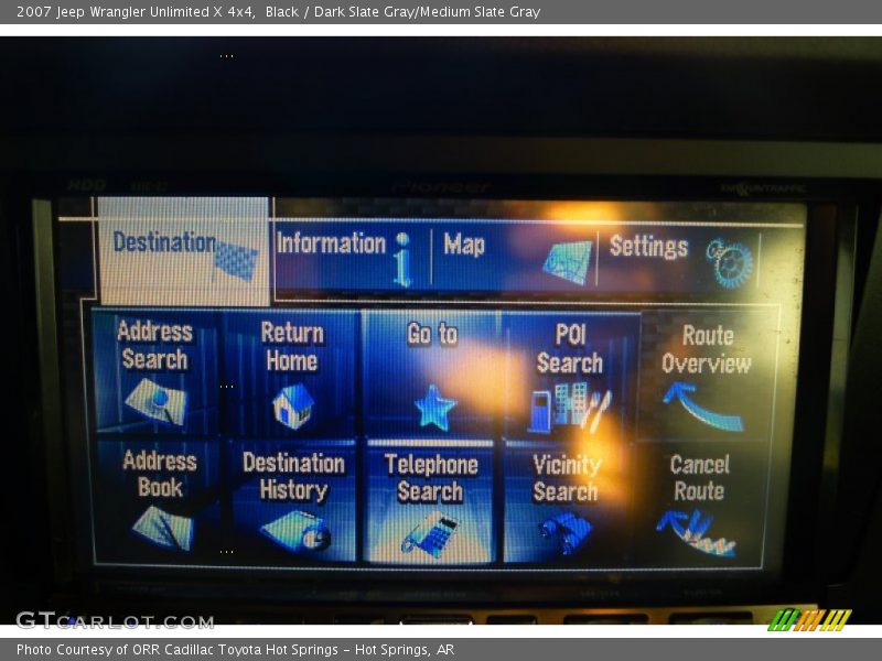 Black / Dark Slate Gray/Medium Slate Gray 2007 Jeep Wrangler Unlimited X 4x4