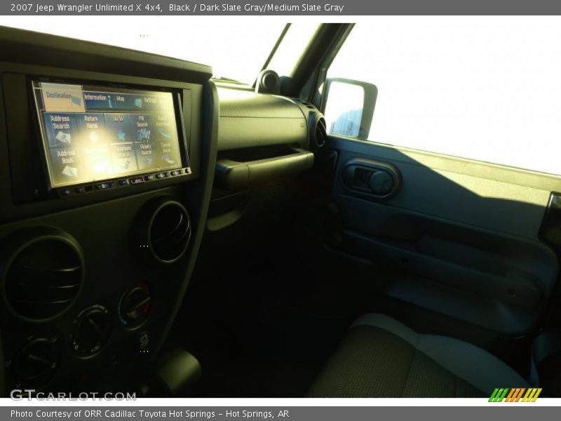 Black / Dark Slate Gray/Medium Slate Gray 2007 Jeep Wrangler Unlimited X 4x4