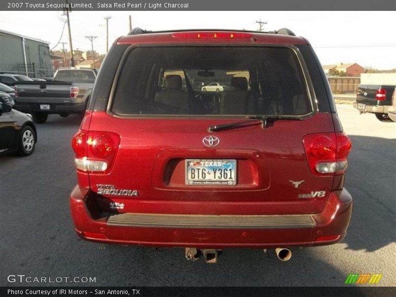 Salsa Red Pearl / Light Charcoal 2007 Toyota Sequoia Limited