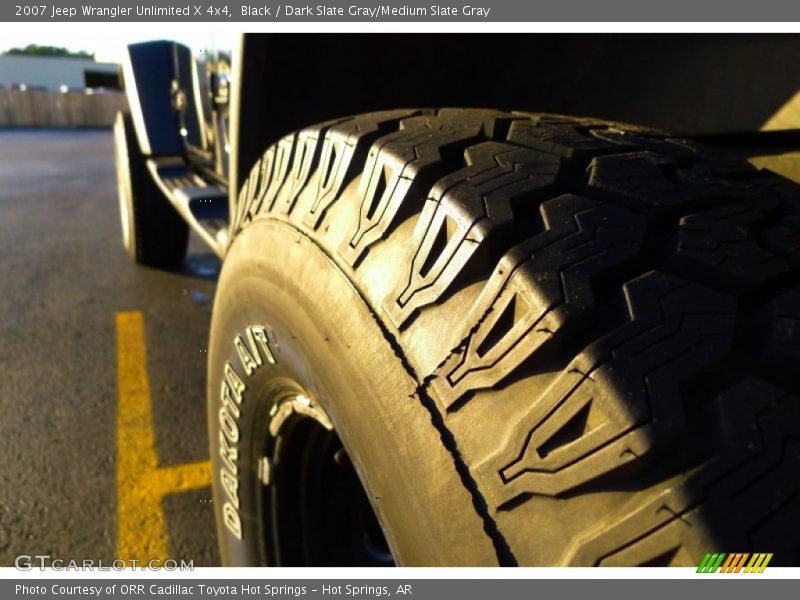 Black / Dark Slate Gray/Medium Slate Gray 2007 Jeep Wrangler Unlimited X 4x4