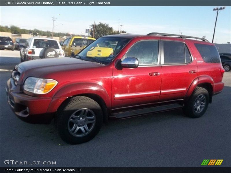 Salsa Red Pearl / Light Charcoal 2007 Toyota Sequoia Limited