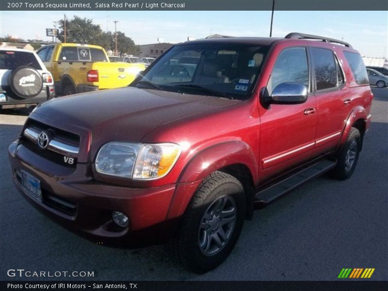 Salsa Red Pearl / Light Charcoal 2007 Toyota Sequoia Limited