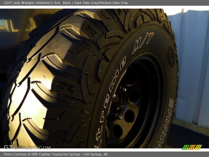 Black / Dark Slate Gray/Medium Slate Gray 2007 Jeep Wrangler Unlimited X 4x4