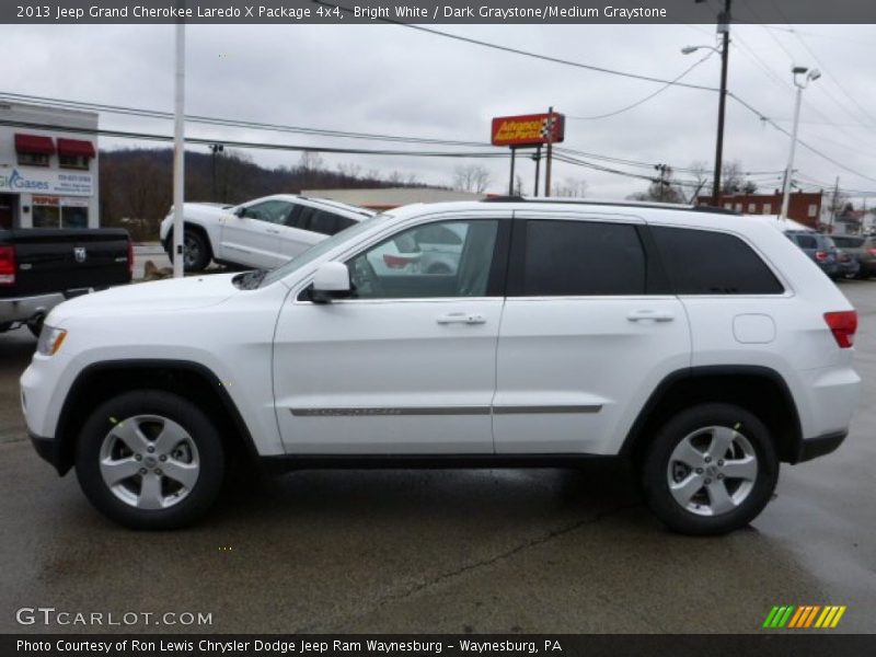 Bright White / Dark Graystone/Medium Graystone 2013 Jeep Grand Cherokee Laredo X Package 4x4