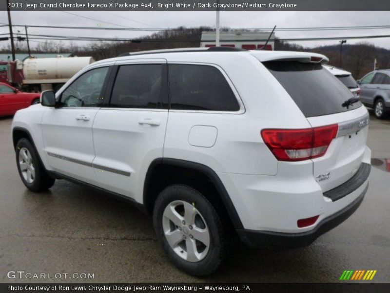 Bright White / Dark Graystone/Medium Graystone 2013 Jeep Grand Cherokee Laredo X Package 4x4