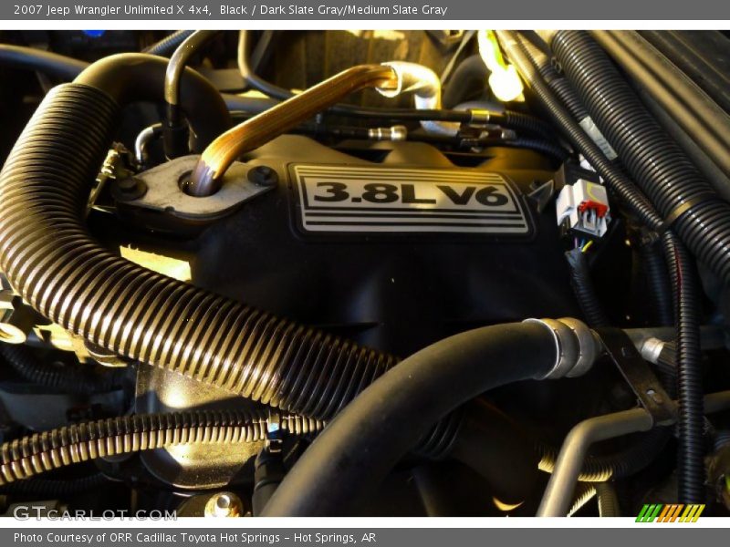 Black / Dark Slate Gray/Medium Slate Gray 2007 Jeep Wrangler Unlimited X 4x4