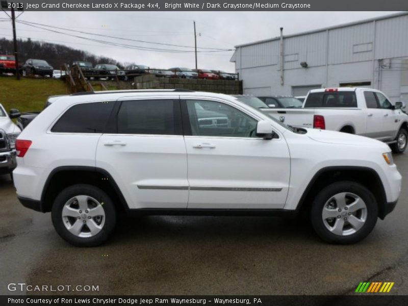 Bright White / Dark Graystone/Medium Graystone 2013 Jeep Grand Cherokee Laredo X Package 4x4