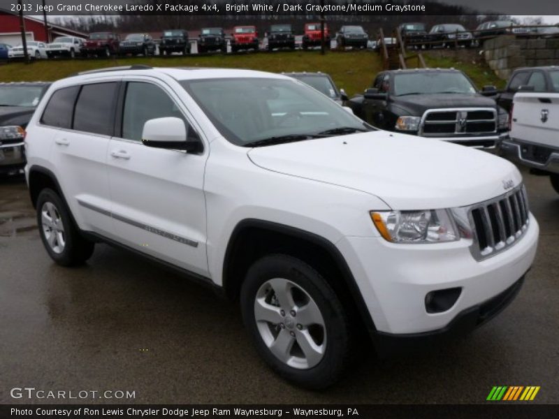 Bright White / Dark Graystone/Medium Graystone 2013 Jeep Grand Cherokee Laredo X Package 4x4