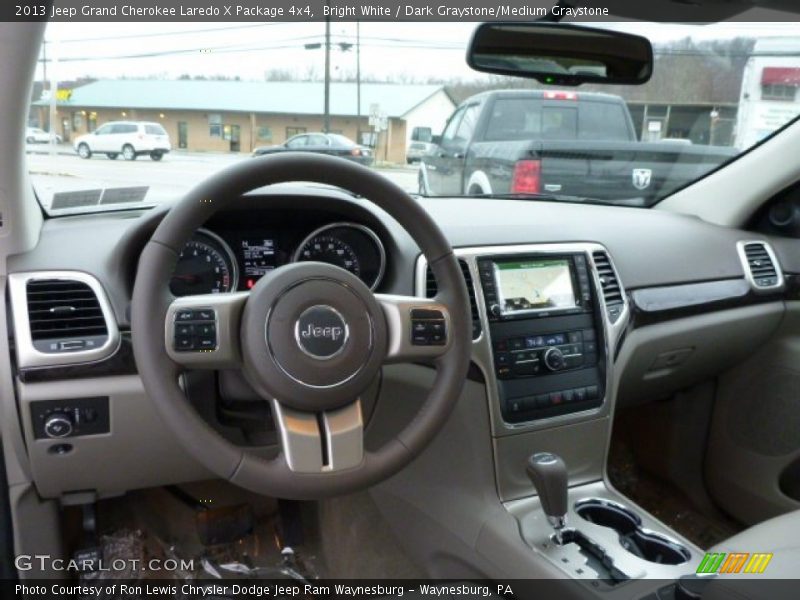 Bright White / Dark Graystone/Medium Graystone 2013 Jeep Grand Cherokee Laredo X Package 4x4