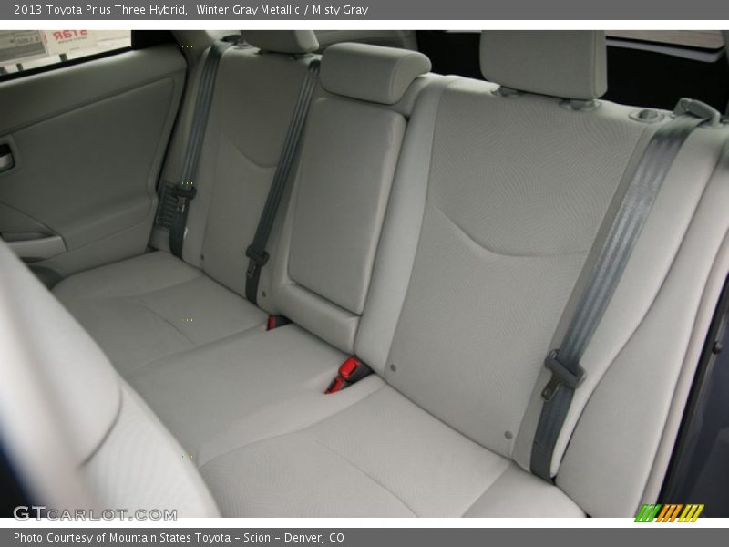 Winter Gray Metallic / Misty Gray 2013 Toyota Prius Three Hybrid