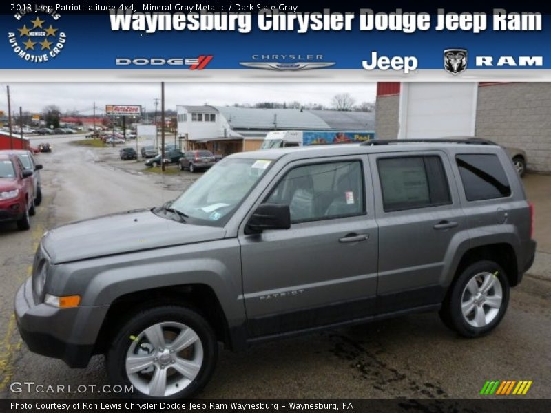 Mineral Gray Metallic / Dark Slate Gray 2013 Jeep Patriot Latitude 4x4
