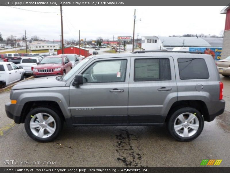 Mineral Gray Metallic / Dark Slate Gray 2013 Jeep Patriot Latitude 4x4