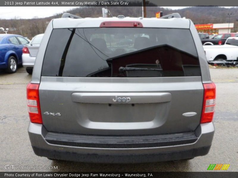 Mineral Gray Metallic / Dark Slate Gray 2013 Jeep Patriot Latitude 4x4