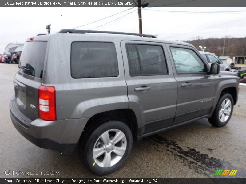 Mineral Gray Metallic / Dark Slate Gray 2013 Jeep Patriot Latitude 4x4
