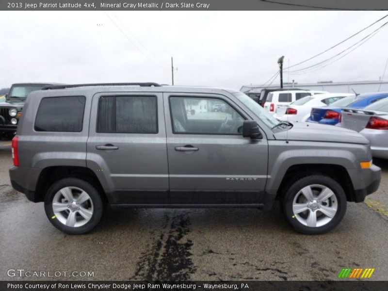Mineral Gray Metallic / Dark Slate Gray 2013 Jeep Patriot Latitude 4x4